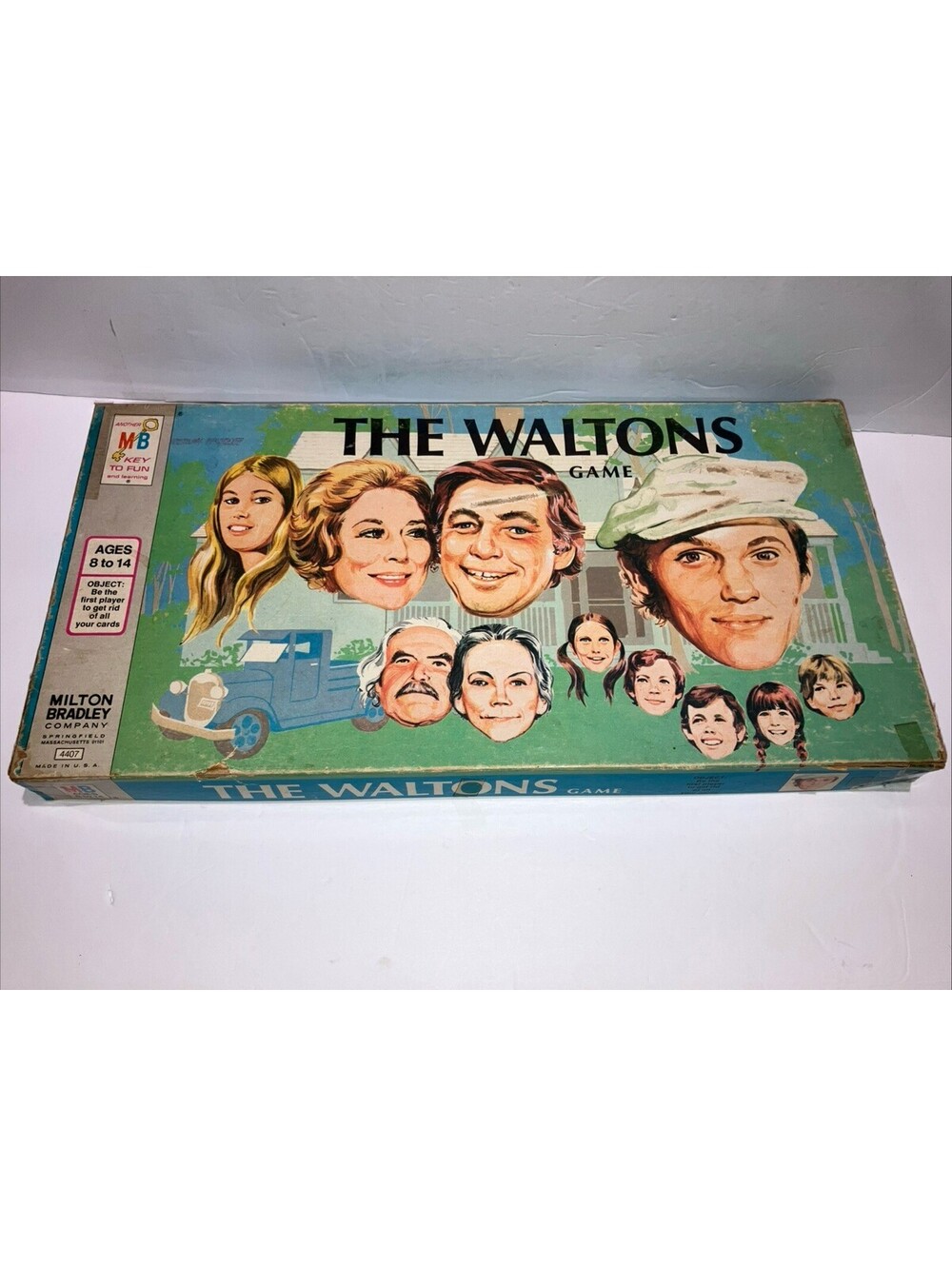 Vintage 1974 Milton Bradley Waltons Board Game Complete 42 Cards #4407 LOOK